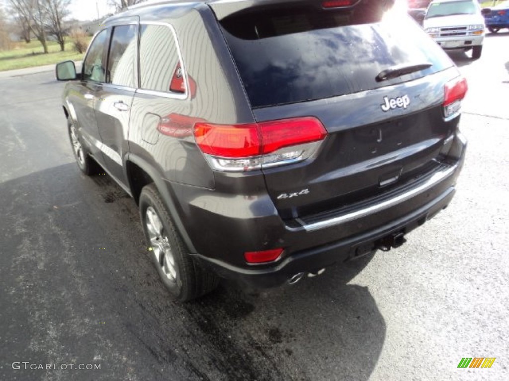 2014 Grand Cherokee Limited 4x4 - Granite Crystal Metallic / Morocco Black photo #3