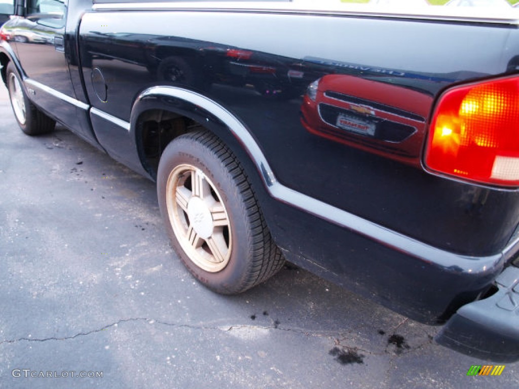 1998 S10 LS Regular Cab - Onyx Black / Graphite photo #4
