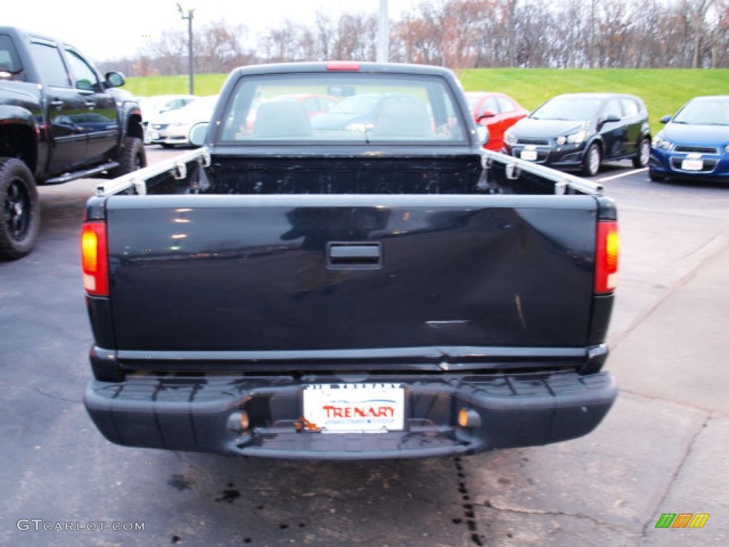 1998 S10 LS Regular Cab - Onyx Black / Graphite photo #5