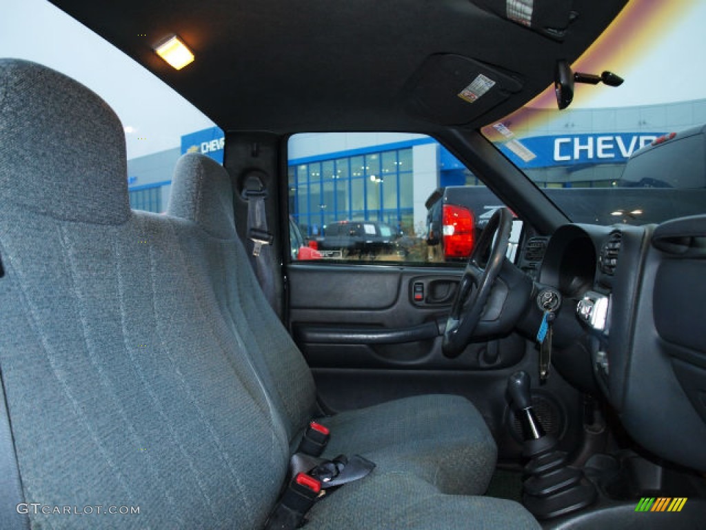 1998 S10 LS Regular Cab - Onyx Black / Graphite photo #7