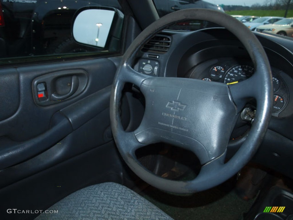 1998 S10 LS Regular Cab - Onyx Black / Graphite photo #9