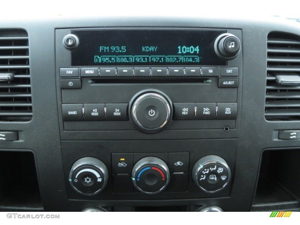 2011 Silverado 1500 LS Crew Cab - Steel Green Metallic / Dark Titanium photo #3