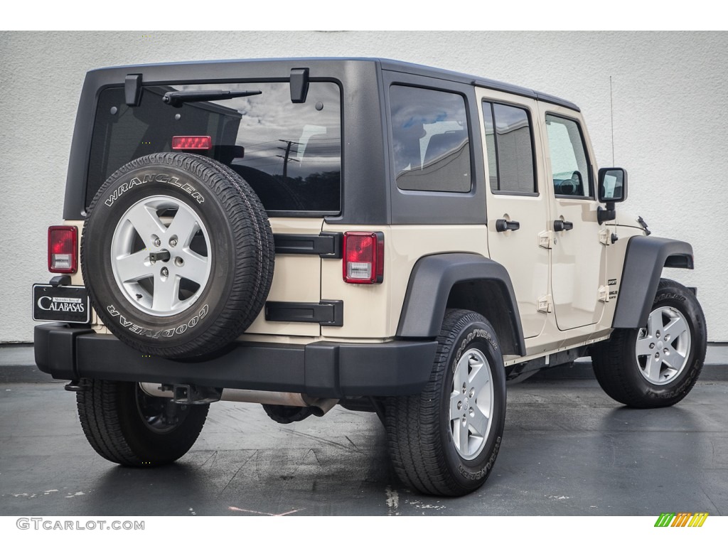 2011 Wrangler Unlimited Sport 4x4 - Sahara Tan / Black photo #14