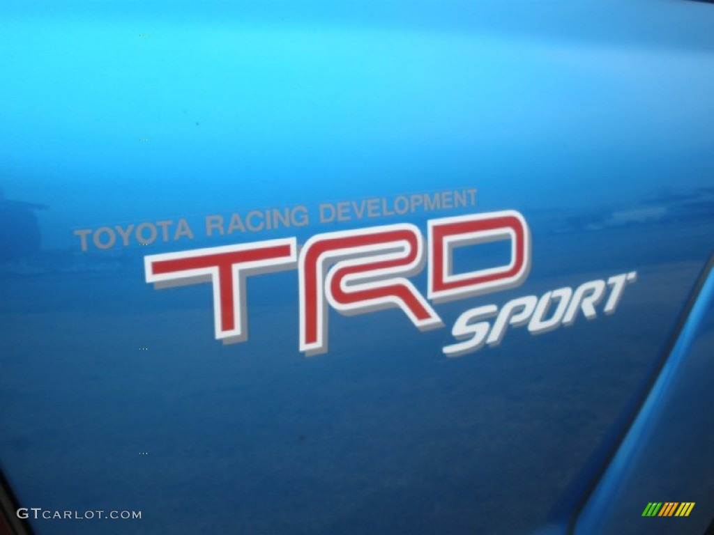 2011 Tacoma V6 TRD Sport PreRunner Double Cab - Speedway Blue / Graphite Gray photo #14