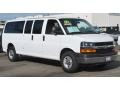 Summit White - Express LT 3500 Passenger Van Photo No. 1