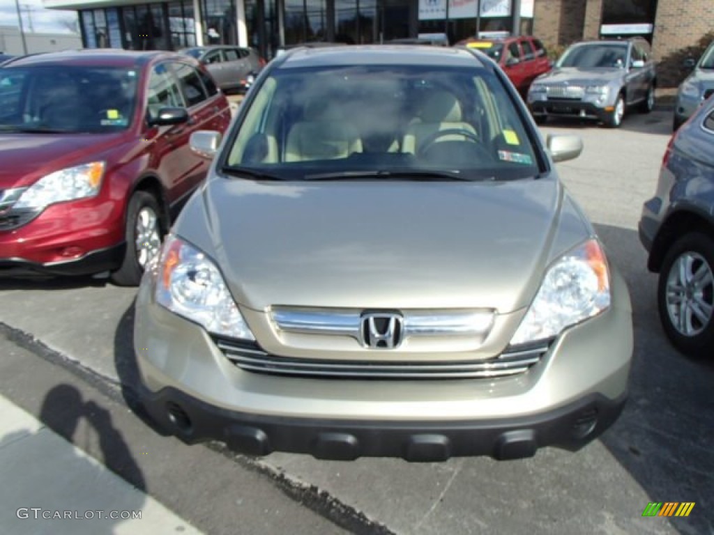 2008 CR-V EX-L 4WD - Borrego Beige Metallic / Ivory photo #2