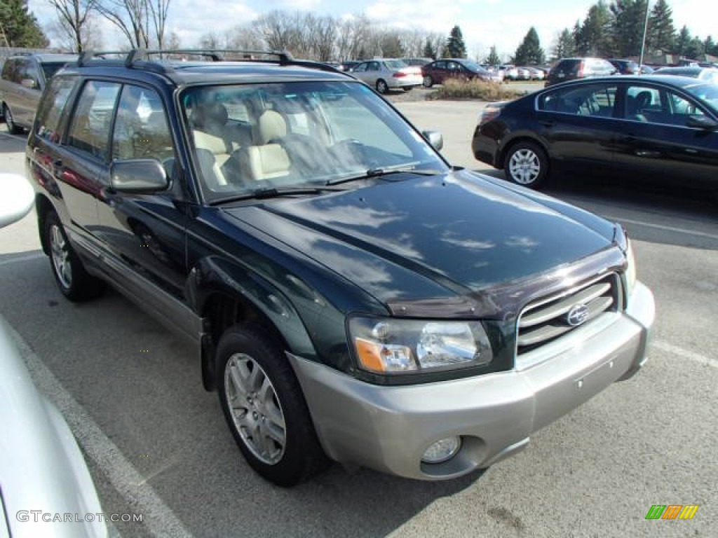 2005 Forester 2.5 XS L.L.Bean Edition - Woodland Green Pearl / Beige photo #1