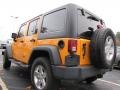 2012 Dozer Yellow Jeep Wrangler Unlimited Sport S 4x4  photo #2