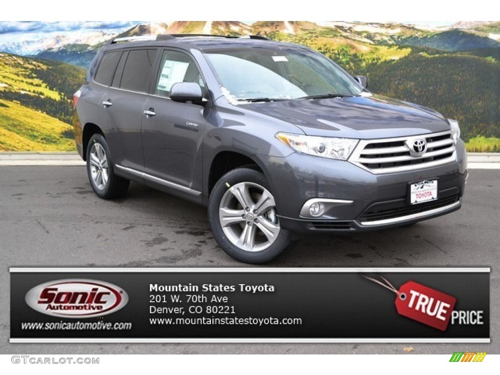 2013 Highlander Limited 4WD - Magnetic Gray Metallic / Ash photo #1