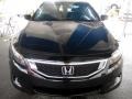 2009 Crystal Black Pearl Honda Accord EX-L V6 Coupe  photo #2