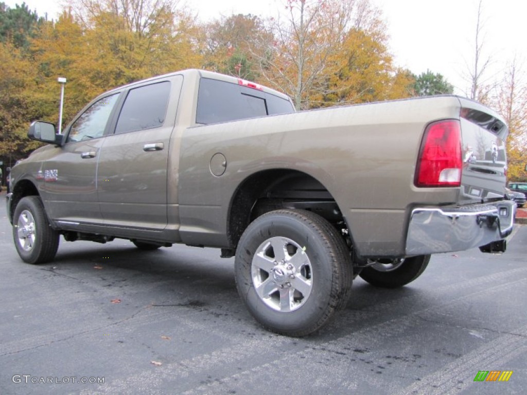 2014 2500 Big Horn Crew Cab 4x4 - Prairie Pearl Coat / Canyon Brown/Light Frost Beige photo #2