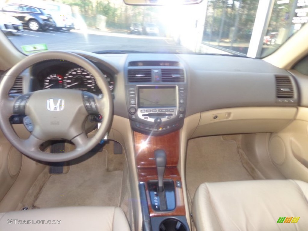 2007 Accord EX-L V6 Sedan - Taffeta White / Ivory photo #20