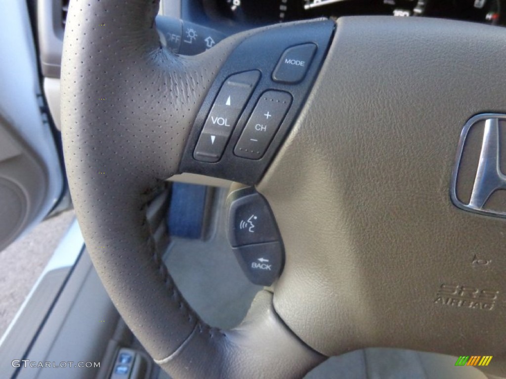 2007 Accord EX-L V6 Sedan - Taffeta White / Ivory photo #22