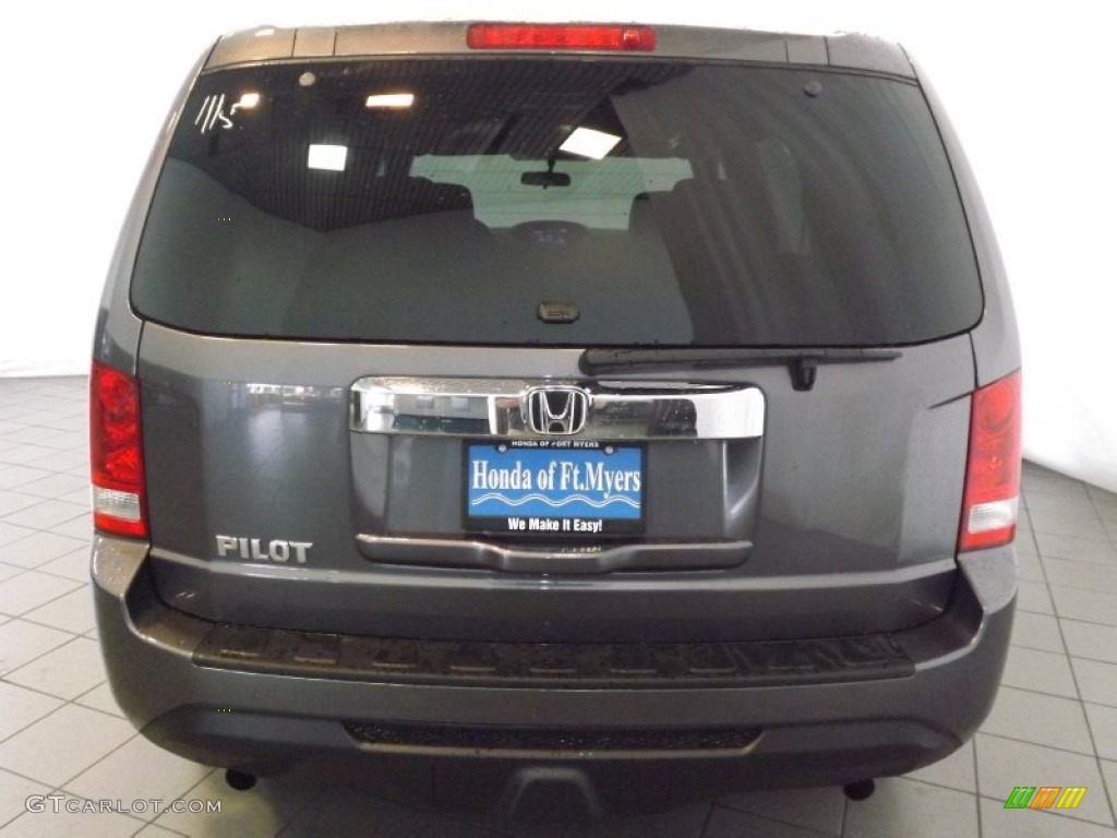 2014 Pilot LX - Modern Steel Metallic / Gray photo #7