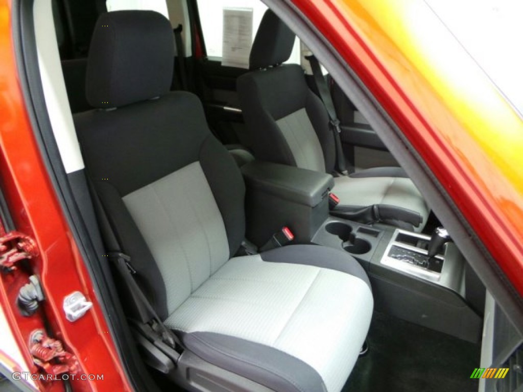 2007 Nitro SLT 4x4 - Sunburst Orange Pearl / Dark Slate Gray/Light Slate Gray photo #8