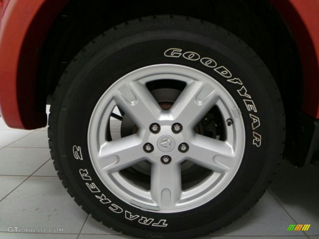 2007 Nitro SLT 4x4 - Sunburst Orange Pearl / Dark Slate Gray/Light Slate Gray photo #28