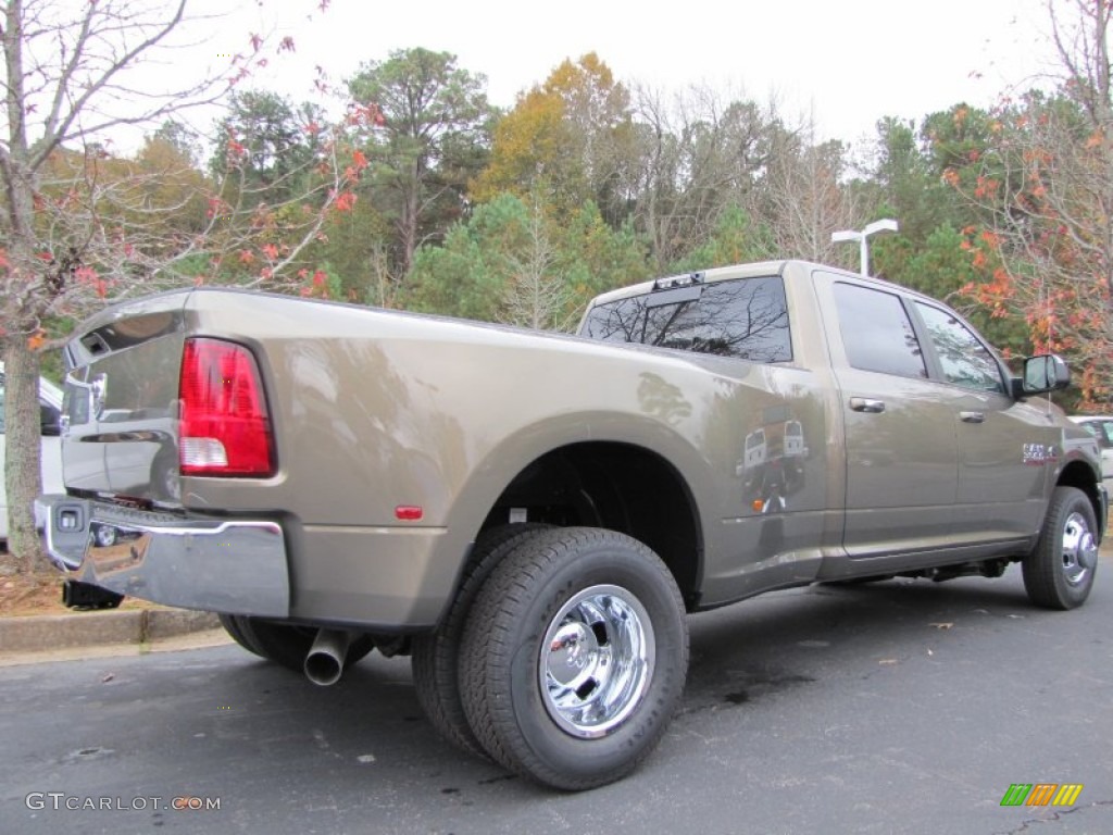 2014 3500 Big Horn Crew Cab Dually - Prairie Pearl / Black/Diesel Gray photo #3