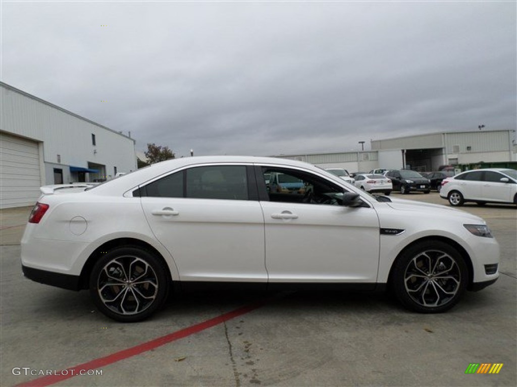 White Platinum 2014 Ford Taurus SHO AWD Exterior Photo #88253755