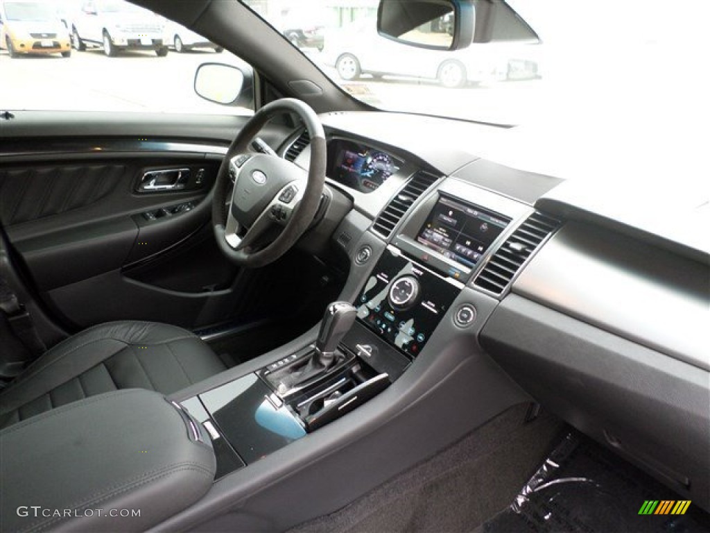 2014 Ford Taurus SHO AWD Charcoal Black Dashboard Photo #88253810