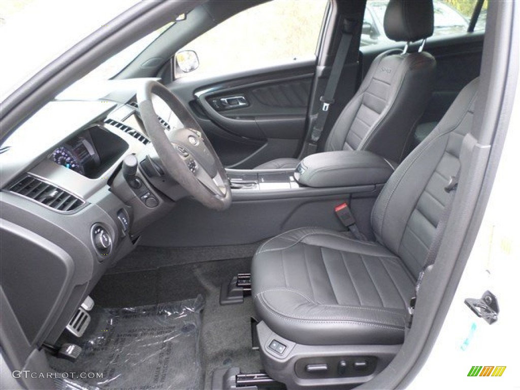 Charcoal Black Interior 2014 Ford Taurus SHO AWD Photo #88253956
