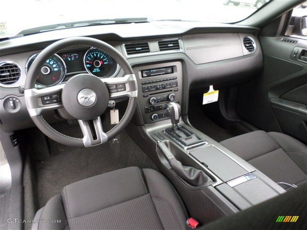 2014 Mustang V6 Coupe - Sterling Gray / Charcoal Black photo #14