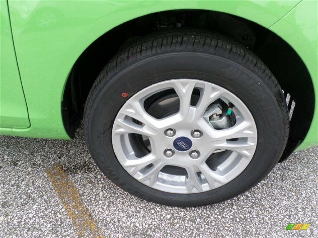 2014 Fiesta SE Sedan - Green Envy / Charcoal Black photo #8