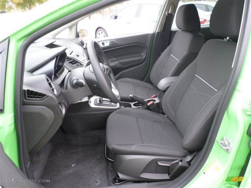 2014 Fiesta SE Sedan - Green Envy / Charcoal Black photo #22