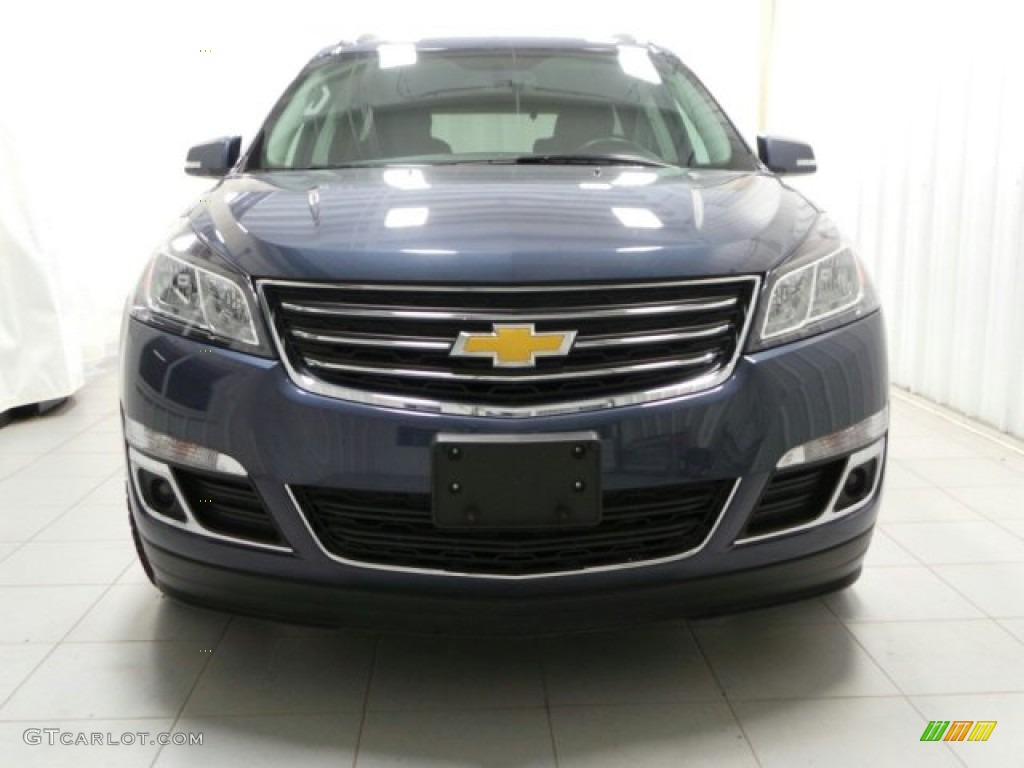 Atlantis Blue Metallic 2013 Chevrolet Traverse LT AWD Exterior Photo #88254964