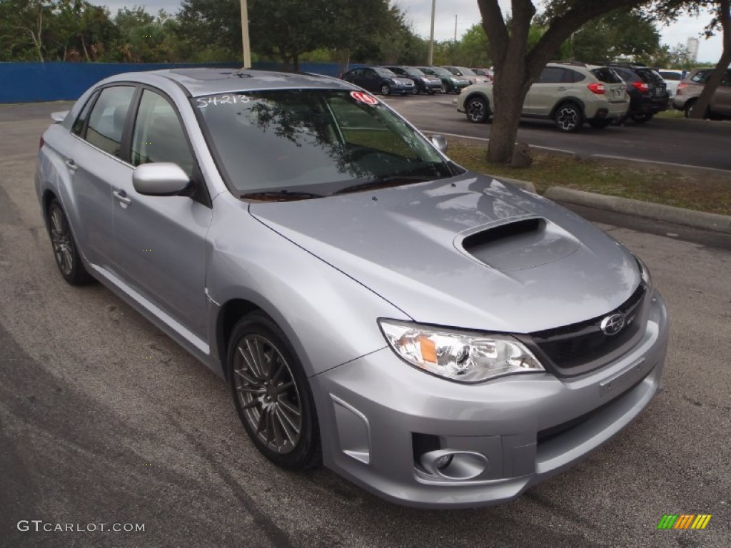 Ice Silver Metallic 2014 Subaru Impreza WRX Premium 4 Door Exterior Photo #88256045