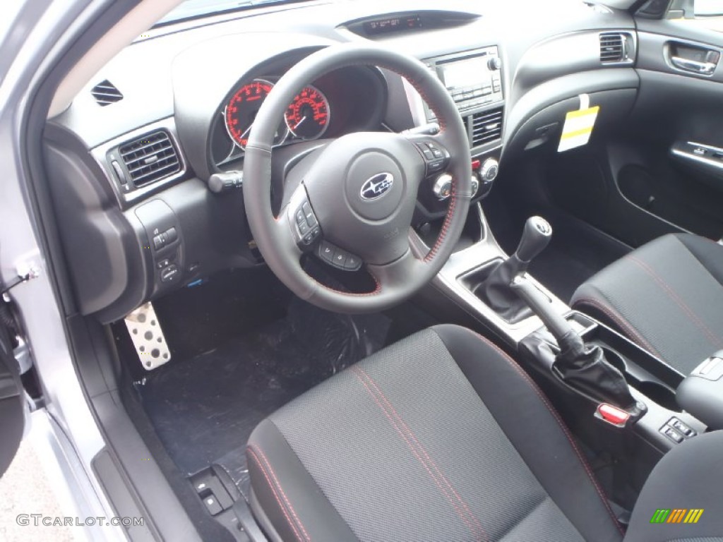 Carbon Black Interior 2014 Subaru Impreza WRX Premium 4 Door Photo #88256255
