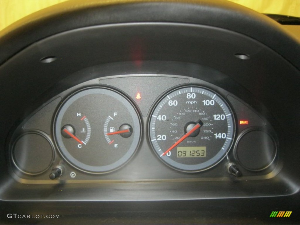 2003 Honda Civic DX Coupe Gauges Photo #88256513