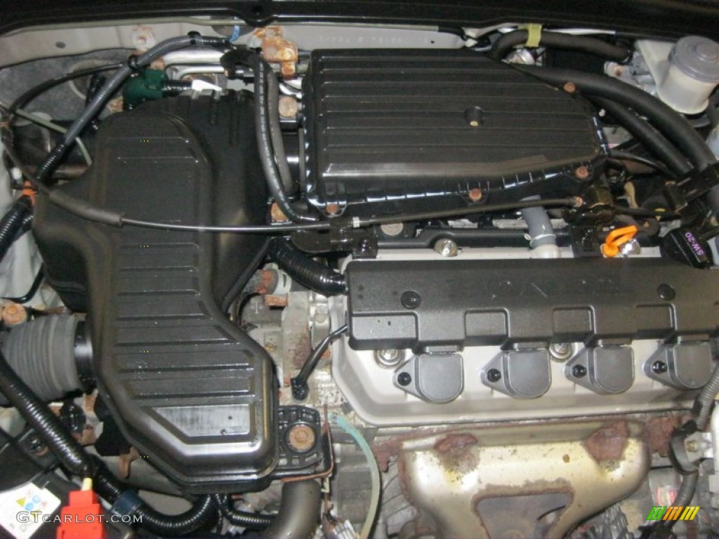 2003 Honda Civic DX Coupe Engine Photos