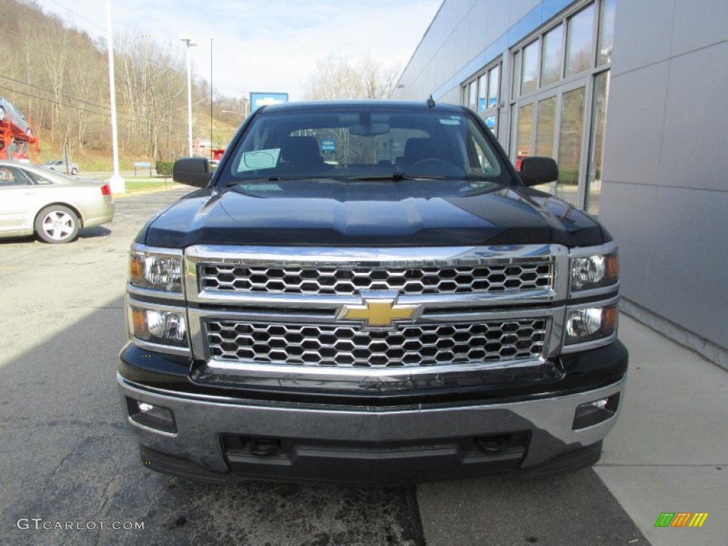 2014 Silverado 1500 LT Crew Cab 4x4 - Black / Jet Black photo #9