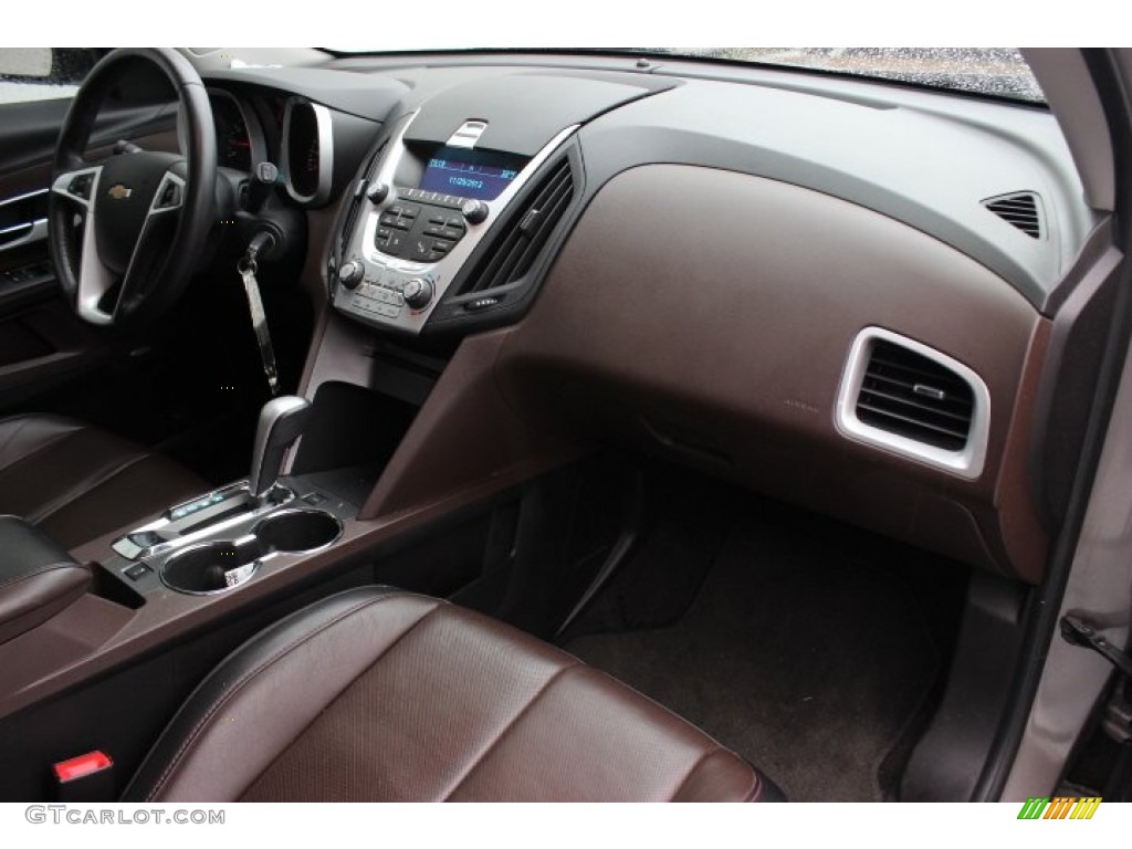 2010 Equinox LT - Mocha Steel Metallic / Jet Black/Brownstone photo #31