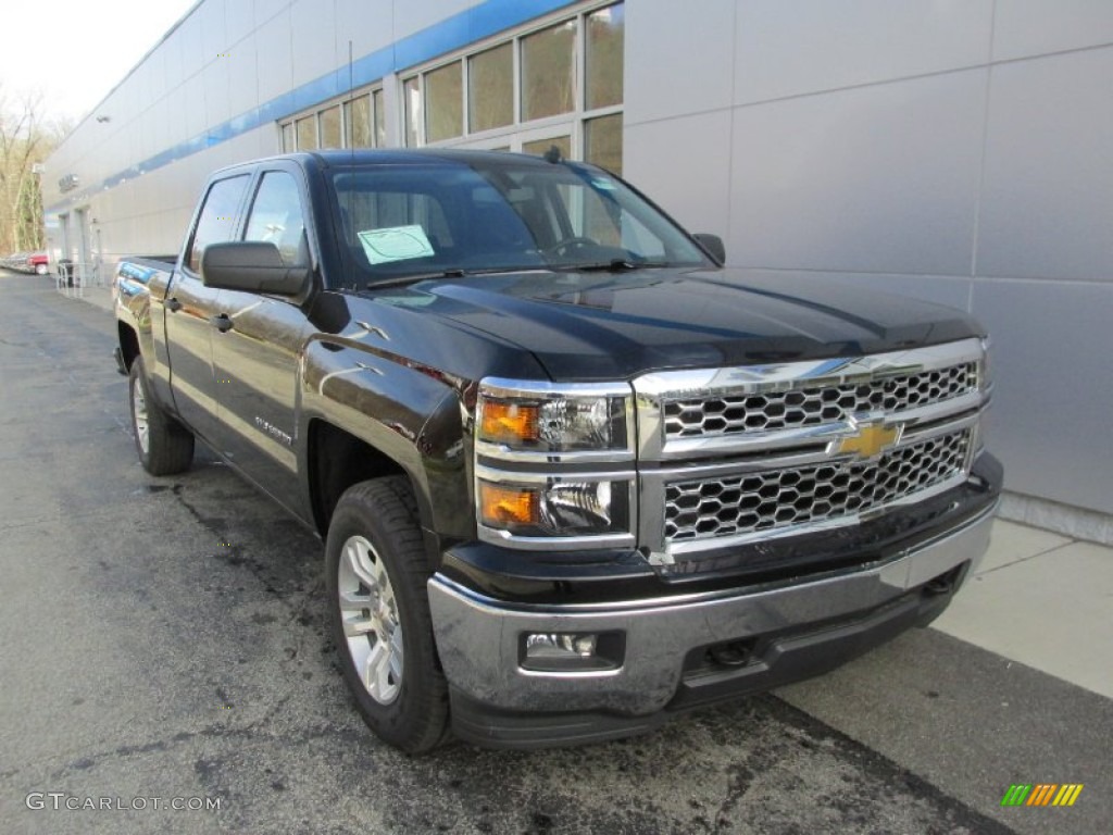 2014 Silverado 1500 LT Crew Cab 4x4 - Black / Jet Black photo #10