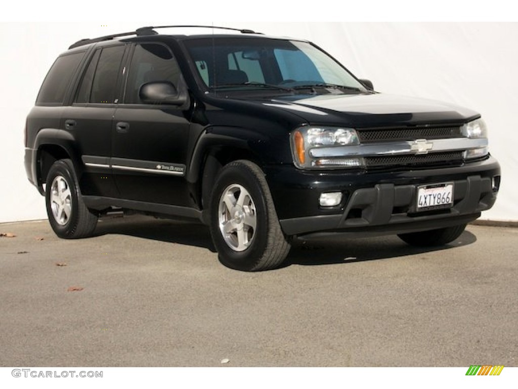 2002 TrailBlazer LS - Onyx Black / Light Pewter photo #1