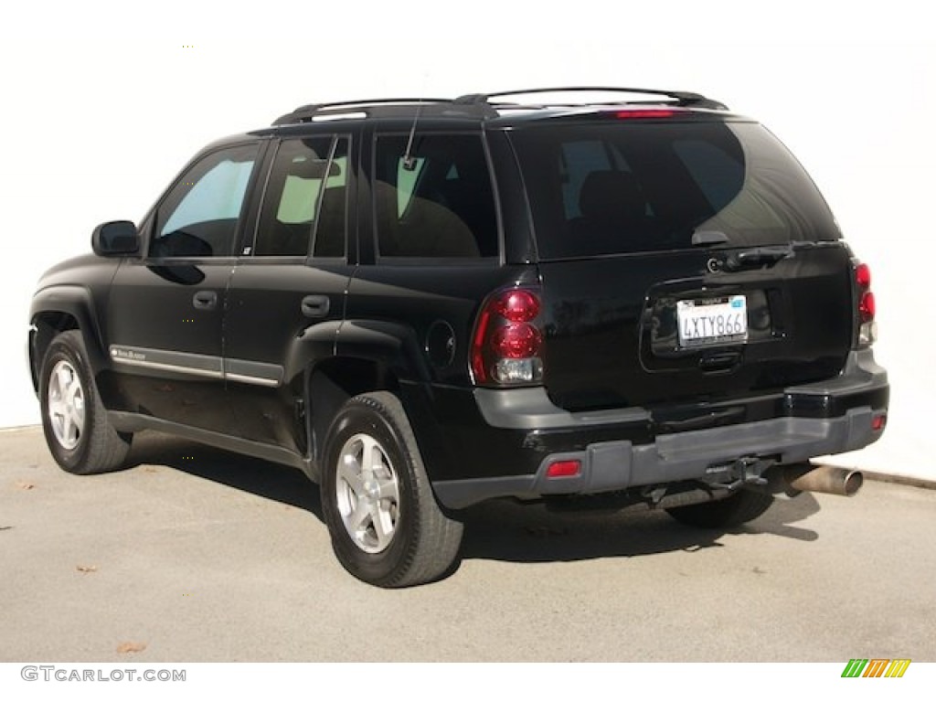 2002 TrailBlazer LS - Onyx Black / Light Pewter photo #2