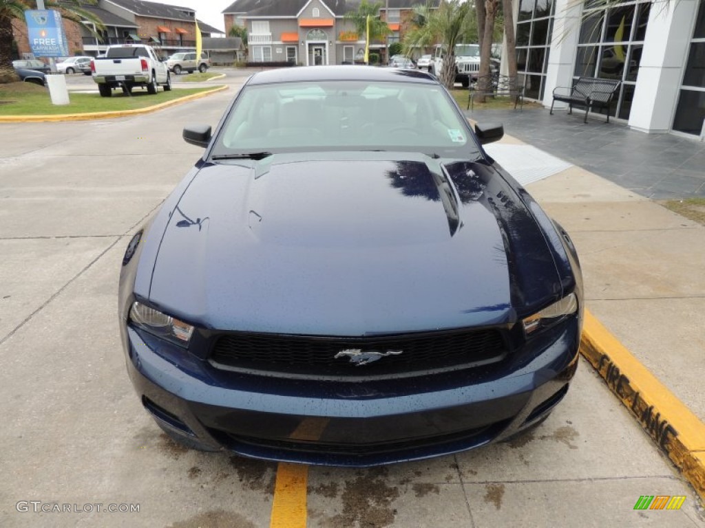 2011 Mustang V6 Premium Coupe - Kona Blue Metallic / Stone photo #2