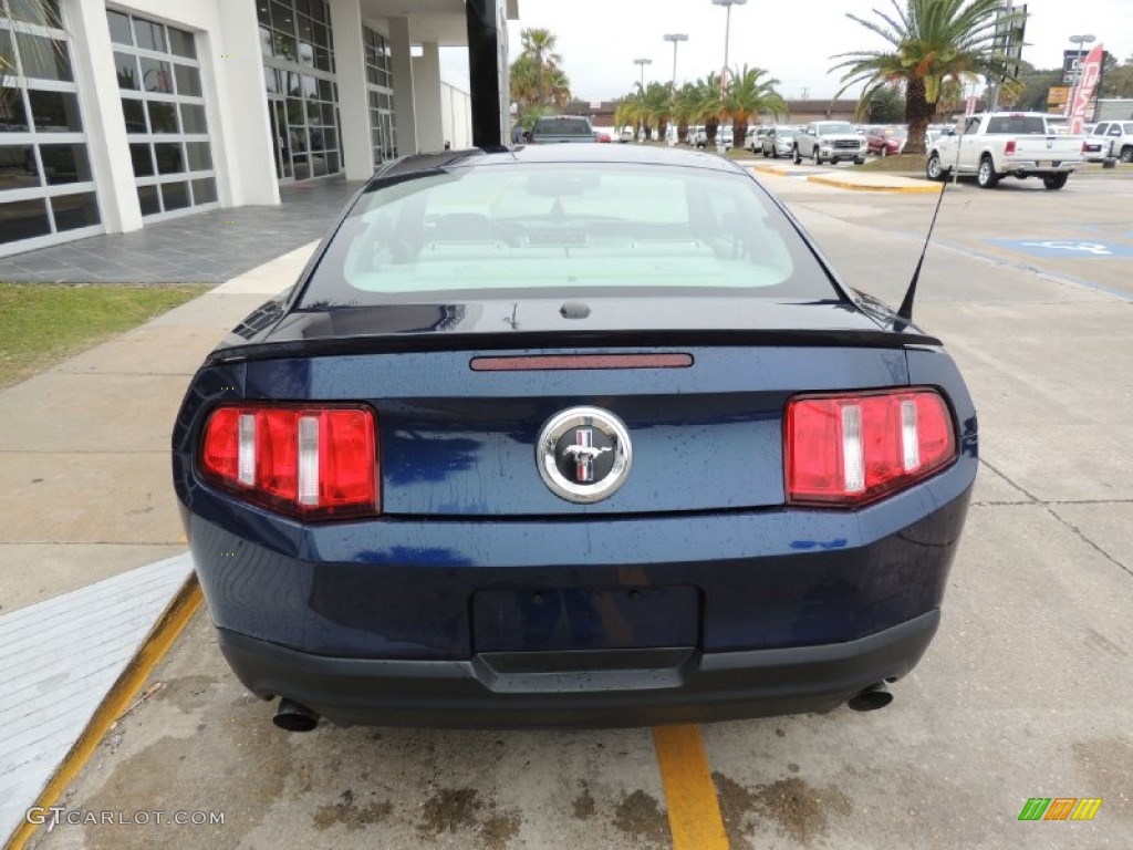2011 Mustang V6 Premium Coupe - Kona Blue Metallic / Stone photo #3
