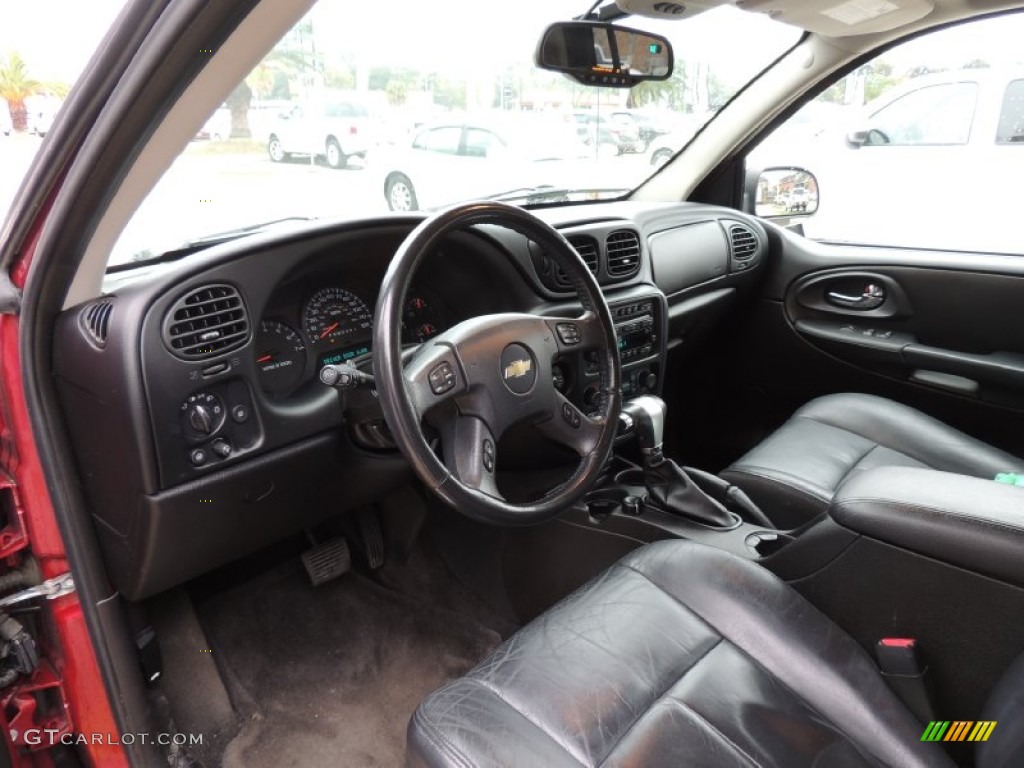 Ebony Interior 2006 Chevrolet TrailBlazer LT Photo #88258751