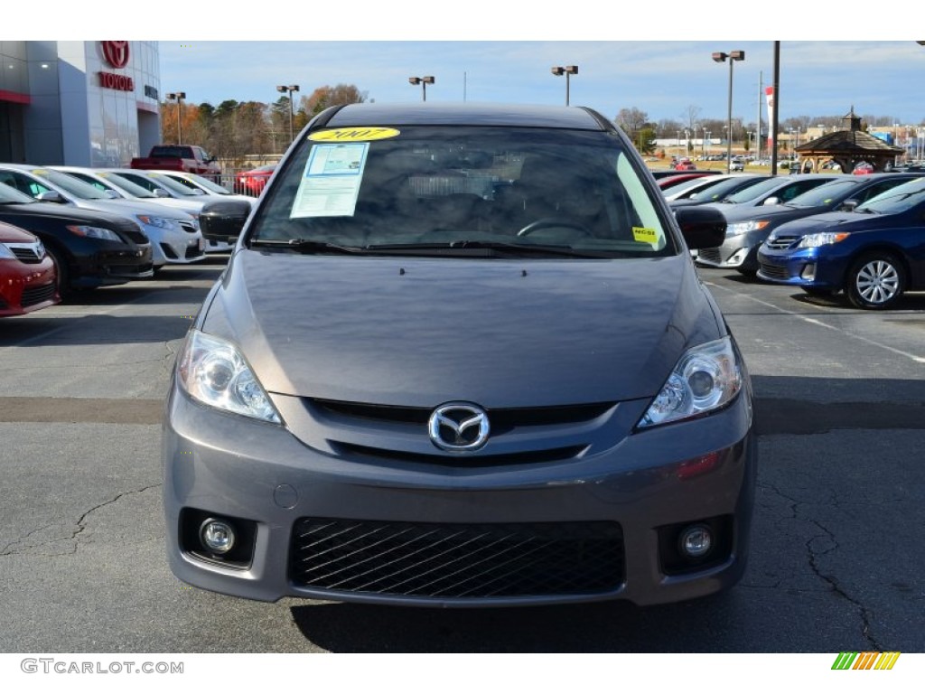 2007 MAZDA5 Sport - Galaxy Gray Mica / Black photo #7