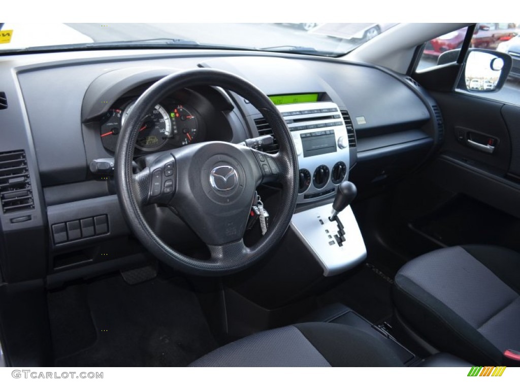2007 MAZDA5 Sport - Galaxy Gray Mica / Black photo #10