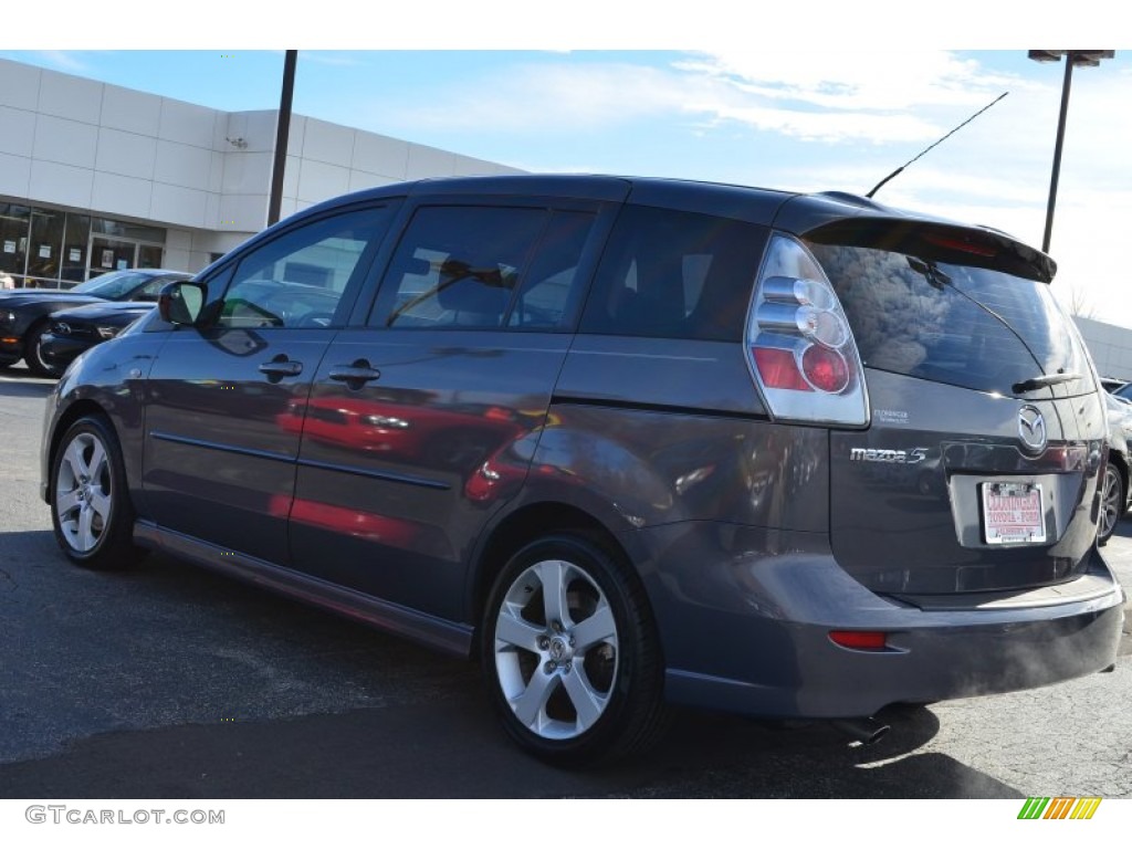 2007 MAZDA5 Sport - Galaxy Gray Mica / Black photo #31
