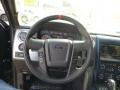 2014 Ford F150 Raptor Black/Blue Accent Interior Steering Wheel Photo