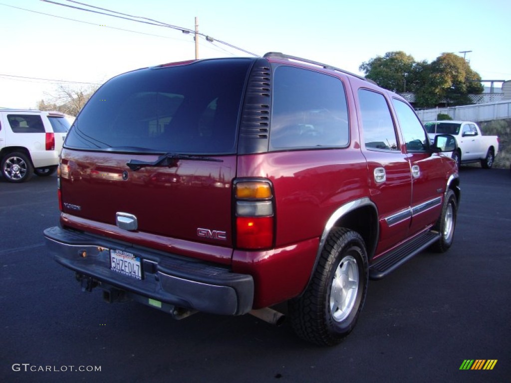 2004 Yukon SLE 4x4 - Sport Red Metallic / Neutral/Shale photo #7