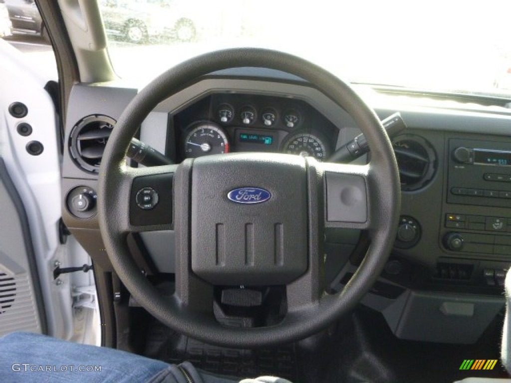 2014 Ford F250 Super Duty XL Regular Cab 4x4 Steel Steering Wheel Photo #88260023