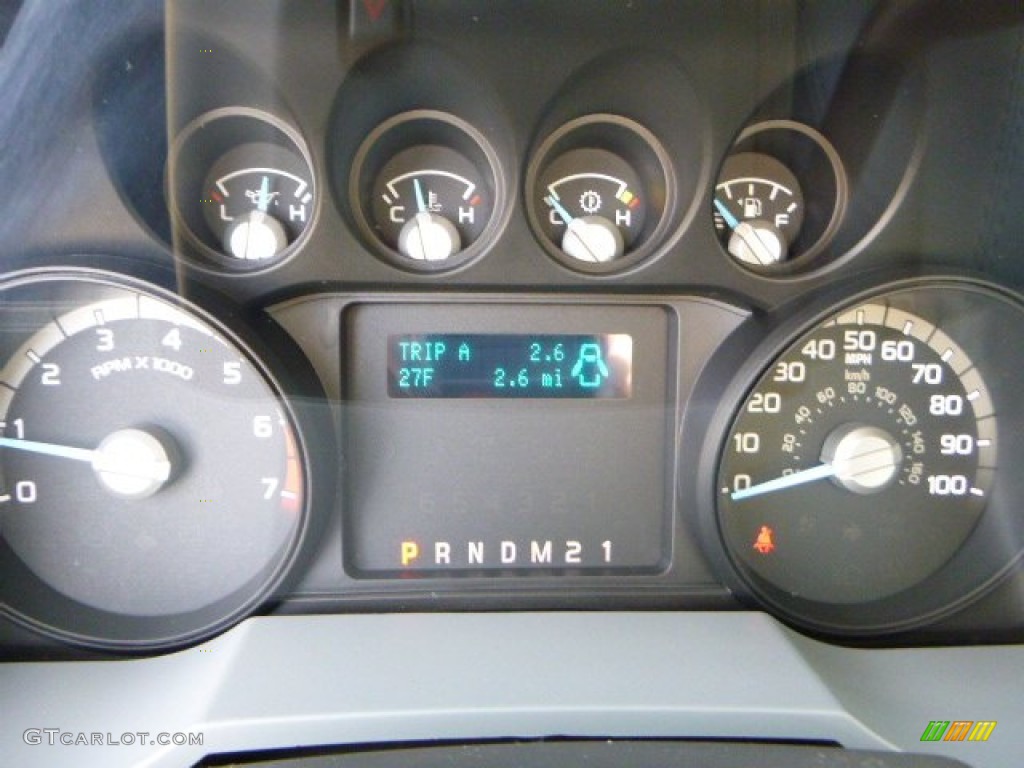 2014 Ford F250 Super Duty XL Regular Cab 4x4 Gauges Photo #88260113