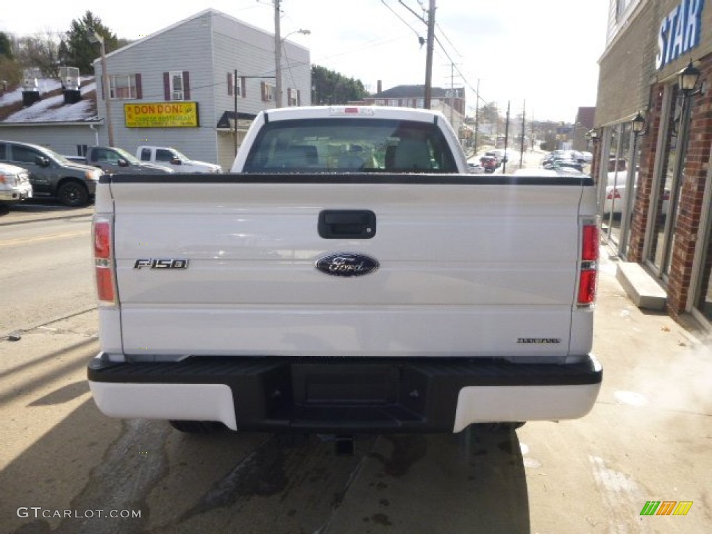 2014 F150 STX SuperCab 4x4 - Oxford White / Steel Grey photo #4