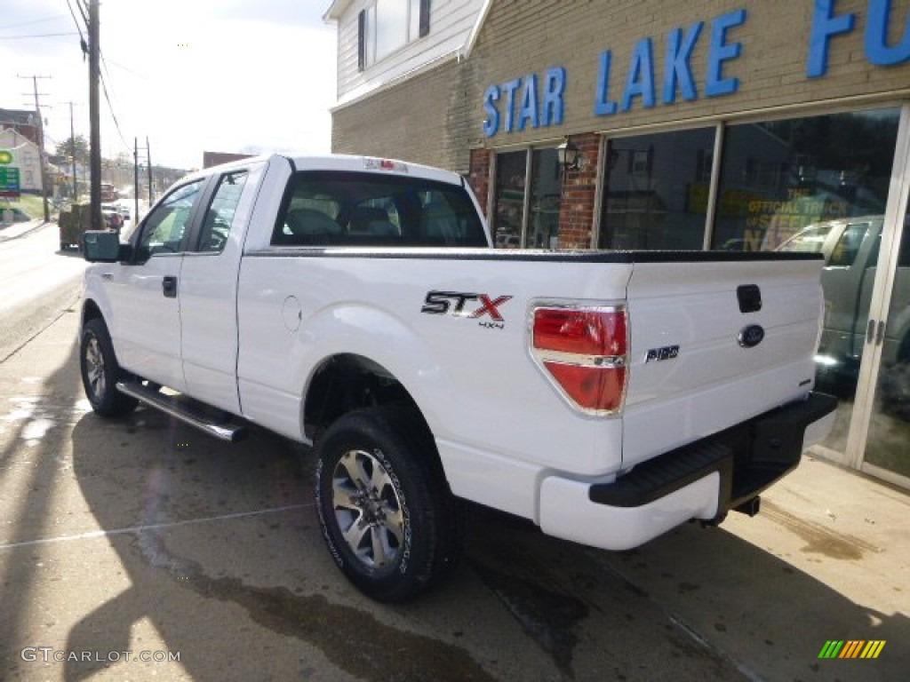 2014 F150 STX SuperCab 4x4 - Oxford White / Steel Grey photo #5