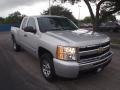 2011 Sheer Silver Metallic Chevrolet Silverado 1500 LS Extended Cab  photo #1